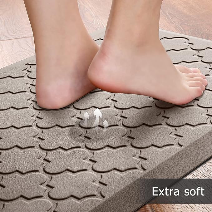 Kitchen Mat Cushioned Anti-Fatigue Floor Mat Water Resistant Non-Skid Ergonomic - Image 3