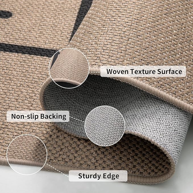 Tangsoo Modern Easy Jute Rug 4x6 - Image 3