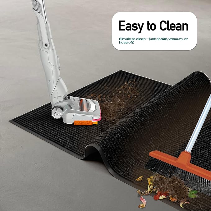 MaxMat® Extra Large 4x8 Rug Commercial Floor Mat, Feet Heavy Duty, Waterproof - Image 5