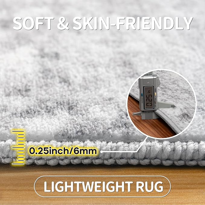 8x10 Area Rugs for Living Room Rug Washable: Modern Large Rug for Dining Room - Image 6