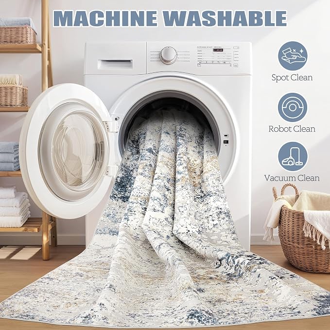 DMOYEST 5ft Round Area Rug Living Room Rugs - Image 7