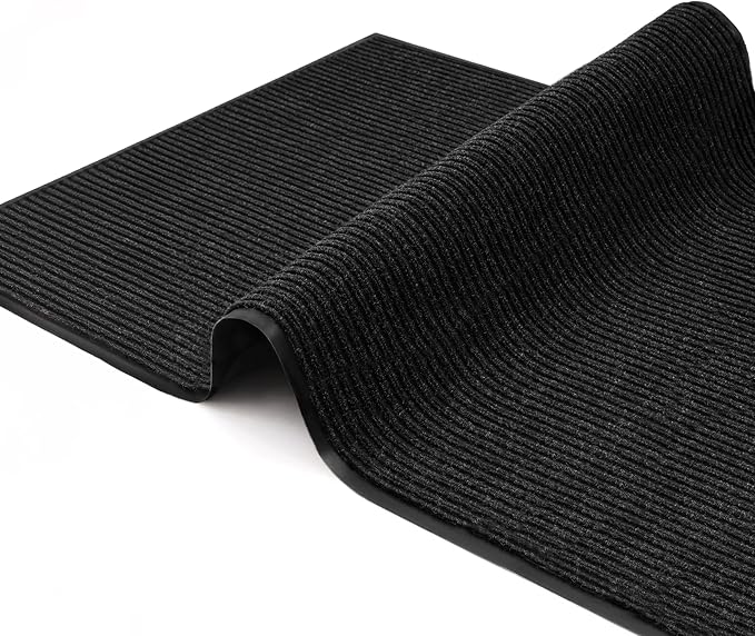 4 Pack Charcoal Commercial Door Mat 3'x6' Heavy Duty Industrial Floor Mat - Image 9