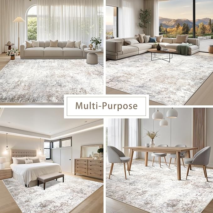 Srugn Washable Rugs 3x5 Area Rugs - Image 4