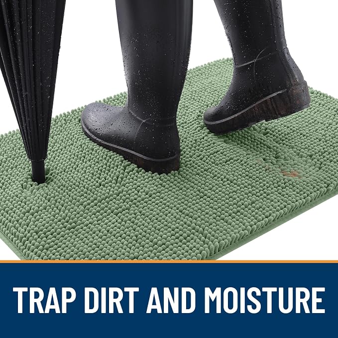 OLANLY Dog Door Mat for Muddy Paws 35x24, Absorbs Moisture and Dirt, Absorbent - Image 2