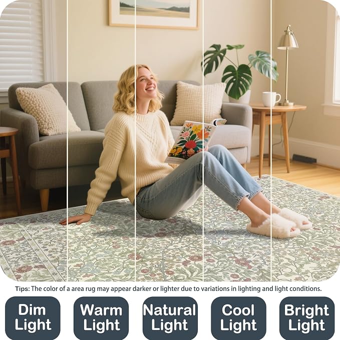 Washable 2' x 6' Runners for Hallways, Non Slip Long Floor Runner for Kitchen - Image 5