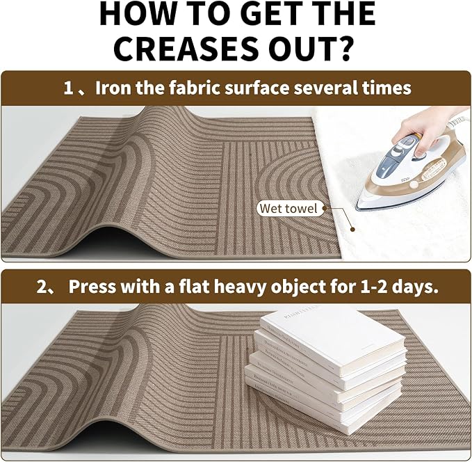 Front Door Mat, Absorbent Dirt Resist Washable Non Slip Low-Profile Indoor Mats - Image 7