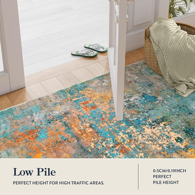 Lahome 2x3 Rugs for Entryway Indoor Entrance, Small Kitchen Rug Non Slip - Image 8