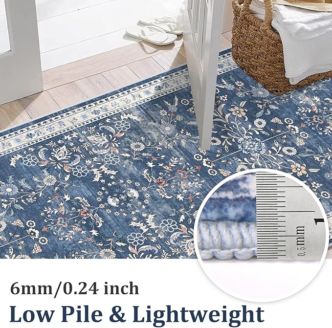 Yamaziot Washable Area Rug 3x5 – Small Non Slip Boho Area Rug - Image 3