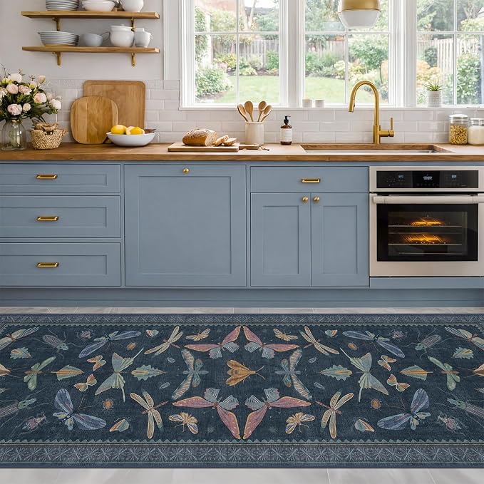 Washable 2x8 Insect Entryway Runner Rug - Image 3