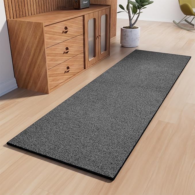 Runner Rug with Non Slip Rubber Backing, Washable Soft Floor Carpet by AREDO