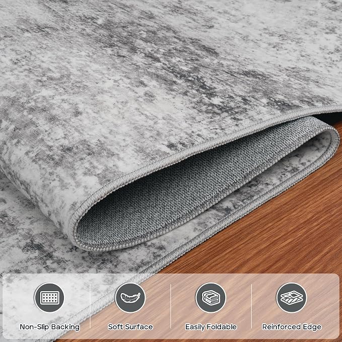 8x10 Area Rugs for Living Room Rug Washable: Modern Large Rug for Dining Room - Image 4