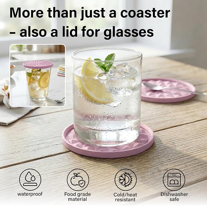Silicone Drink Coasters Set of 4, Coaster - Image 5