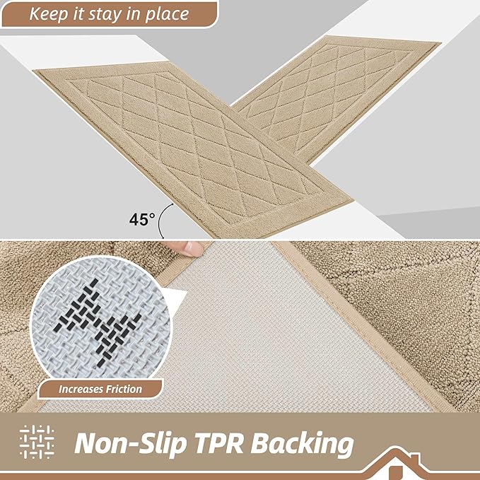BEQHAUSE Dirt Trapper Door Mat 36" x 60", Doormat Non-Slip Entryway Rugs - Image 5
