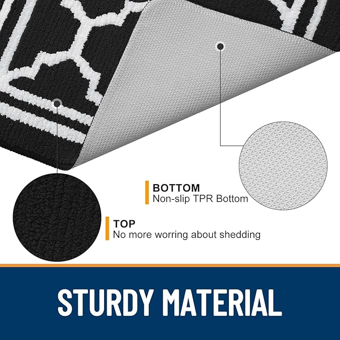 Buganda Long Indoor Door Mat, Dirt-Resistant and Absorbent Doormat, Low Profile - Image 4
