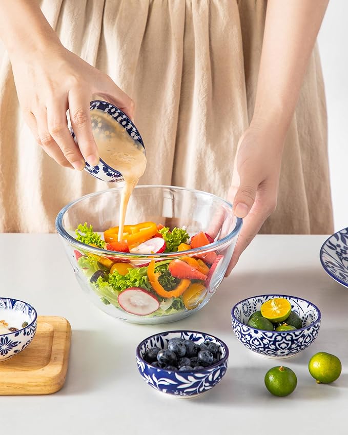 vancasso 2.7 Oz Ceramic Mini Dipping Bowls Set of 6, 3 Inch Small Dip Bowls - Image 5