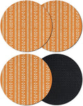 Vintage Bohemia Coasters Set of 4, Absorbent Coasters by Unknown