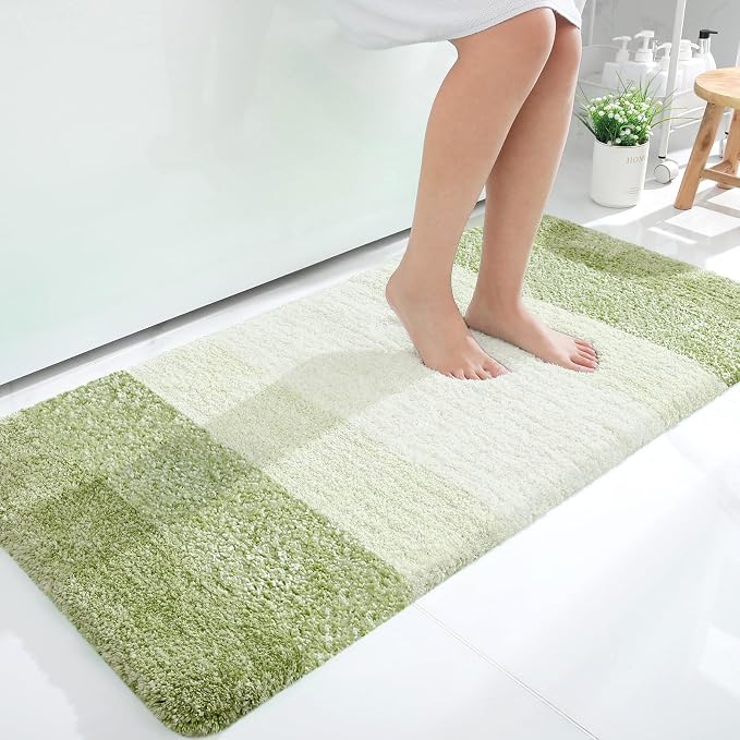 OLANLY Large Bathroom Rugs Mat 45x27, Extra Soft Absorbent Microfiber Bath Rugs by OLANLY