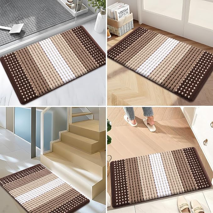 Kitinjoy Indoor Outdoor Door Mat, 59x20 Non-Slip Absorbent Dirt Trapper - Image 6