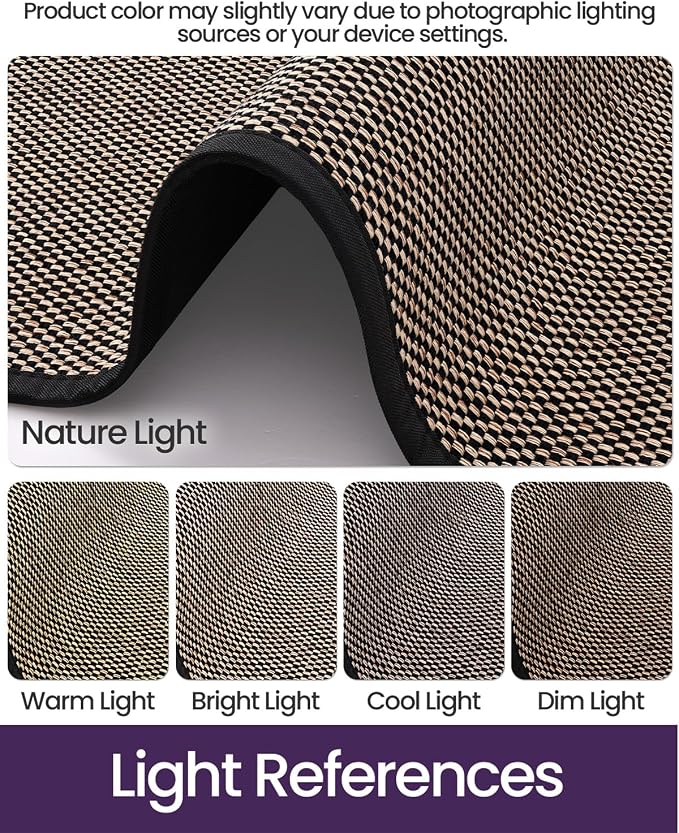 DEXI Ultra Thin Entryway Indoor Door Mat 32x48, Non Slip Rubber Backing Inside - Image 3