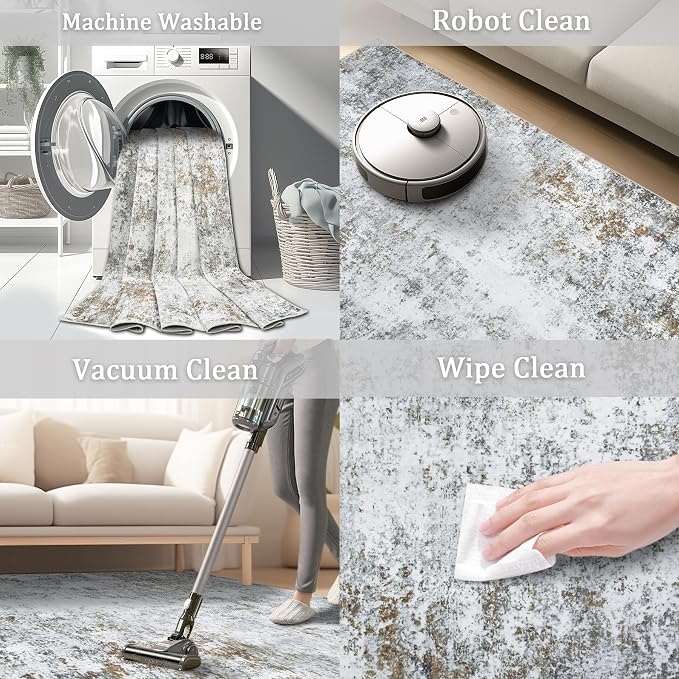 5x7 Area Rug Living Room Rugs - Image 4