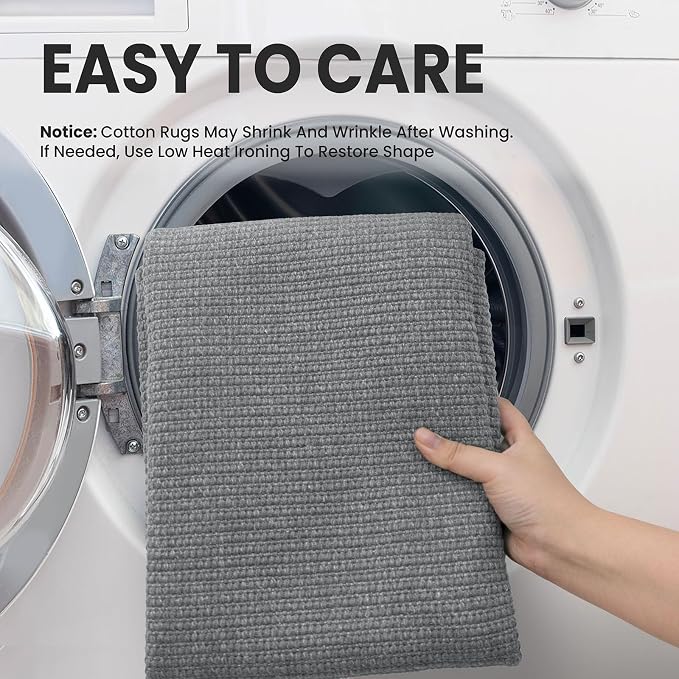EARTHALL Washable Area Rug 3x5 Ft Non Slip Rugs - Image 3