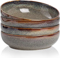 30oz Ceramic bowls set of 4-8" serving bowls by KYBSCZMoment