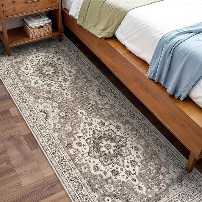 Washable Oriental Hallway Runner Rug - Image 3