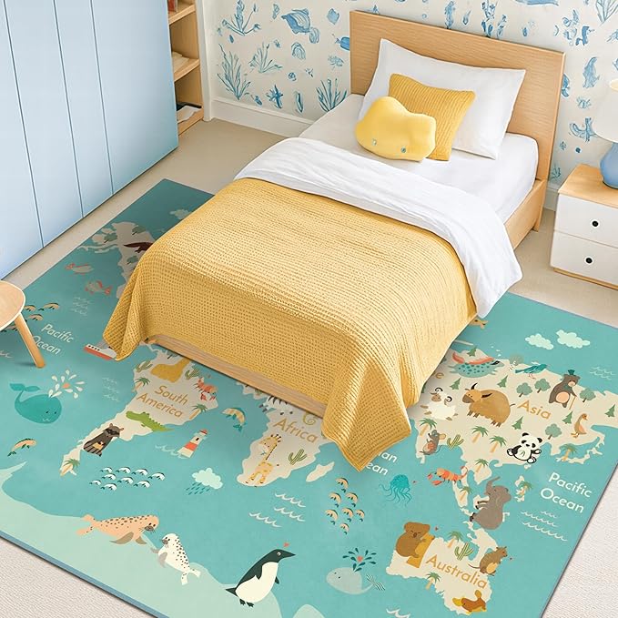 Hazo Haus Washable Large Kids Playroom Rug - Image 3