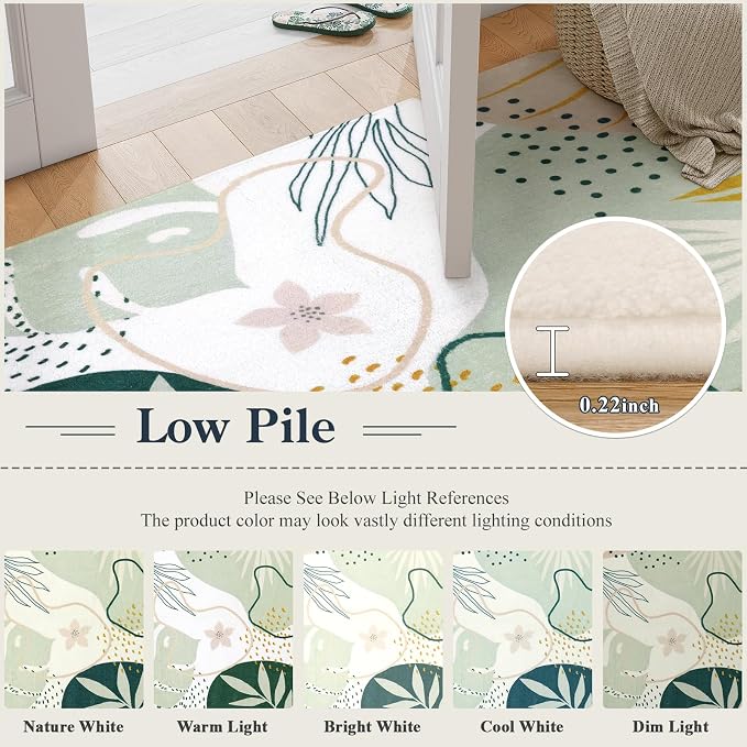 Lahome Green Machine Washable Rugs - Image 7