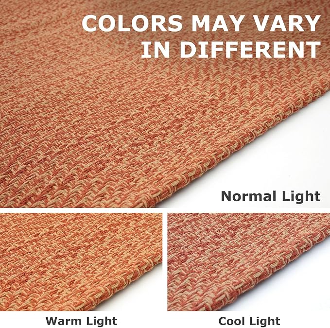 IOHOUZE Small Area Rug 2x3 Washable Woven Rugs - Image 5
