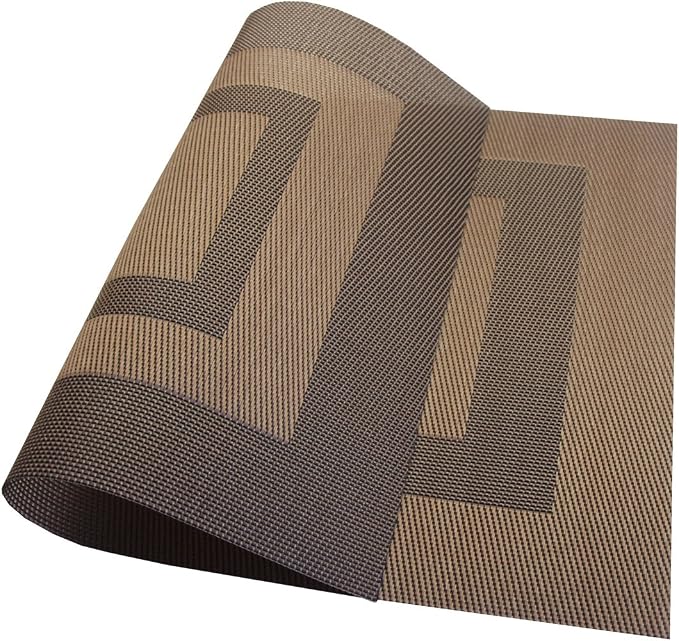 PIGCHCY Placemats Set of 12 Washable Durable Place Mats Vinyl Heat Resistant - Image 4