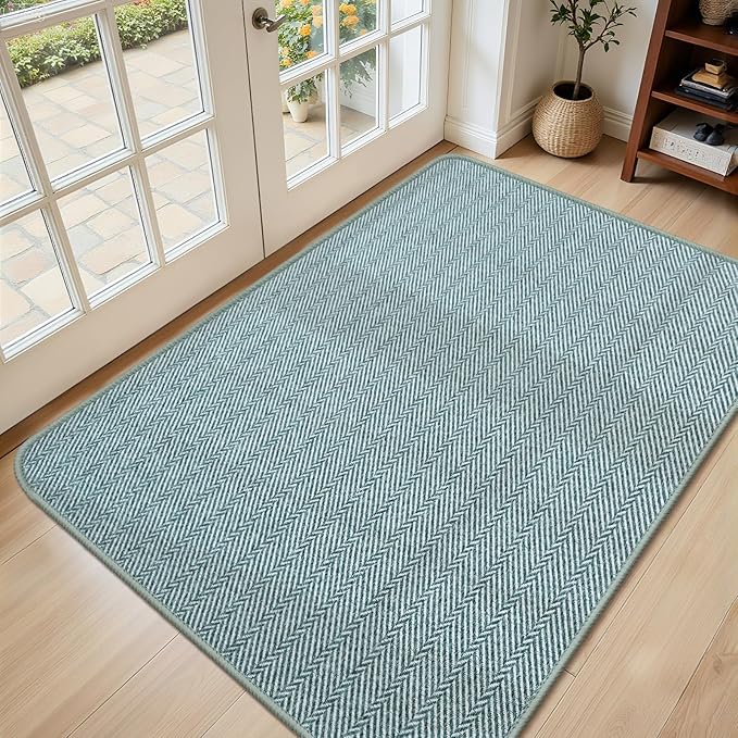 Ultra Thin Door Mat Indoor Entrance 36"x59", Low-Profile Indoor Door Mat by Unknown
