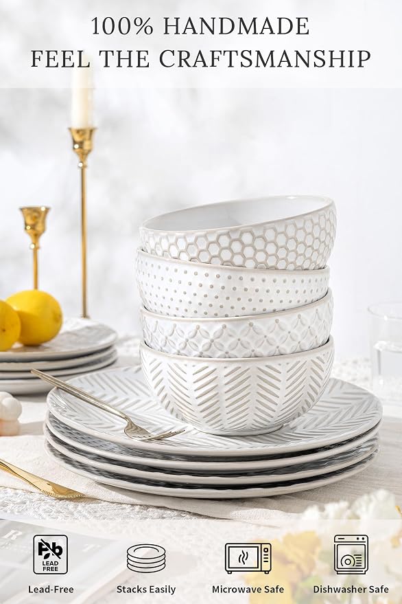36-Piece Dinnerware Set for 12, Transform Your Table - Image 3