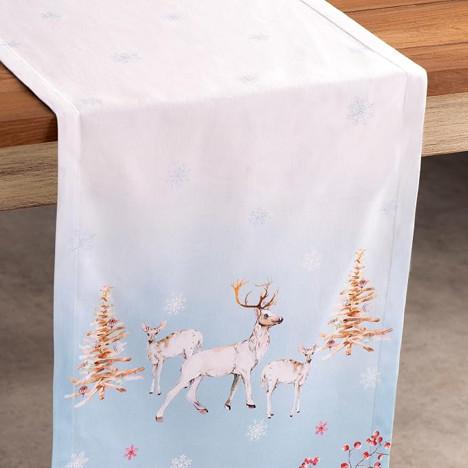 Maison d' Hermine Table Runner 100% Cotton 14.50" x 90" | Table Runners 90 - Image 9
