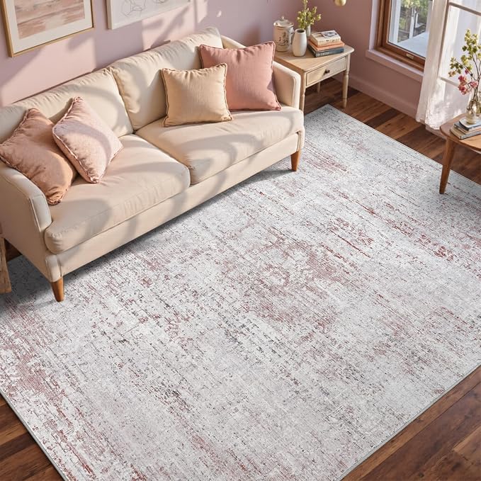 8x10 Ft Large Area Rugs for Living Room, Soft Non-Slip Washable Rugs Modern - Image 3