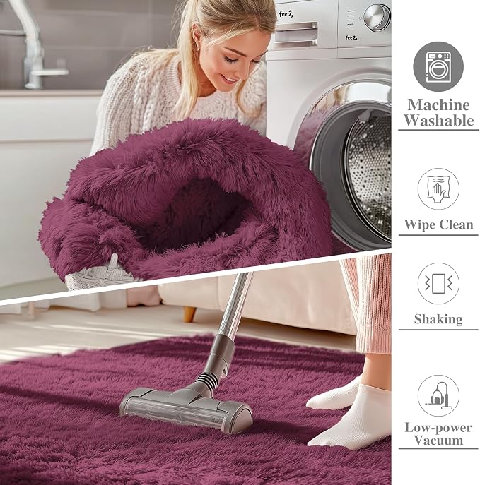 OLANLY 9x12 Machine Washable Large Area Rugs - Image 2