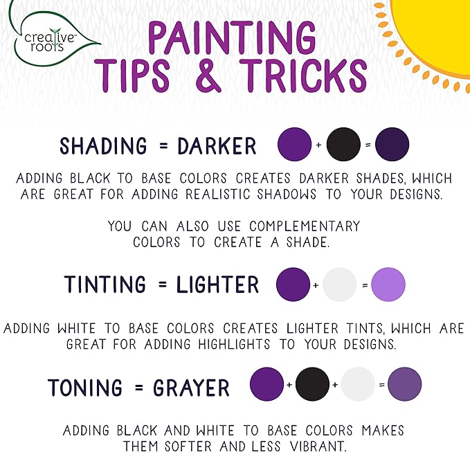 Creative Roots Paint Your Own Butterfly, Ladybug & Sun Stepping Stone by Horizon Group USA, 1 box of 3 count