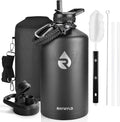 RAYMYLO One Gallon Water Bottle Insulated 128 oz, Stainless Steel | Triple by RAYMYLO