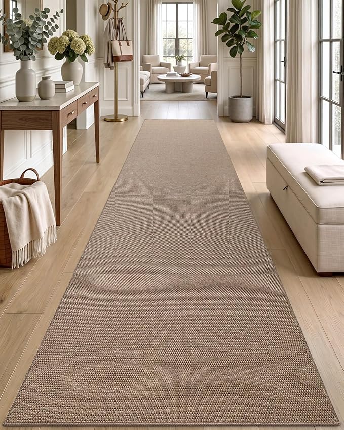 DEXI Hallway Runner Rug 2'8"x10', Non Slip Rubber Backed Runners Carpet by DEXI