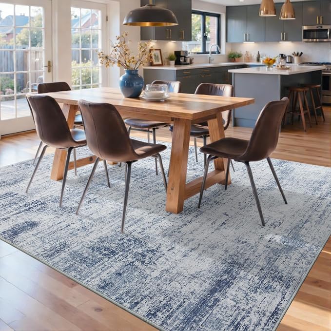 4x6 Ft Area Rugs for Living Room, Soft Non-Slip Washable Rugs Modern Abstract - Image 9