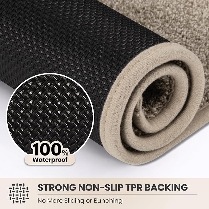 PURRUGS Dirt Trapping Door Mat 34" x 59", Non-Slip Machine Washable Entryway Rug - Image 5