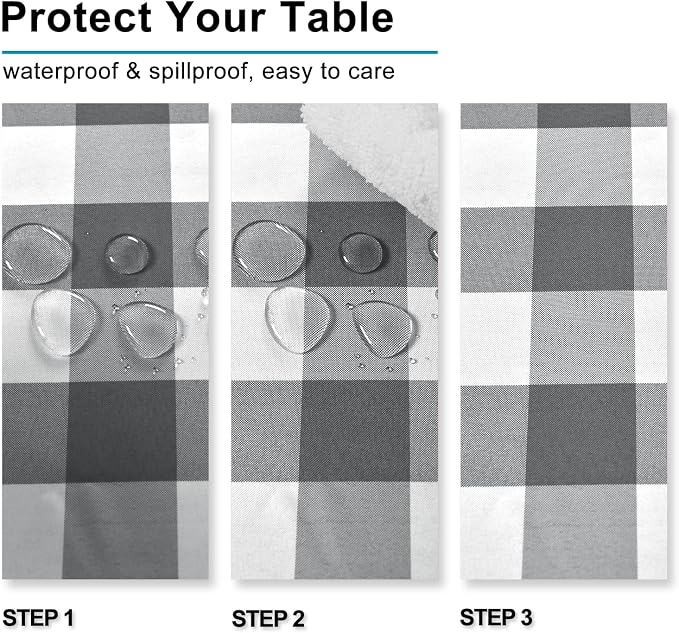 Checkered Tablecloth Rectangle - Image 2
