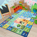 Macgace ABC Kids Rug for Playroom, 3x5 Washable Classroom Area Rugs, Toddler by Macgace