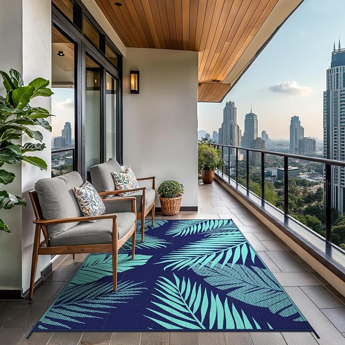 GENIMO Outdoor Rug 8' x 10' Waterproof - Image 4