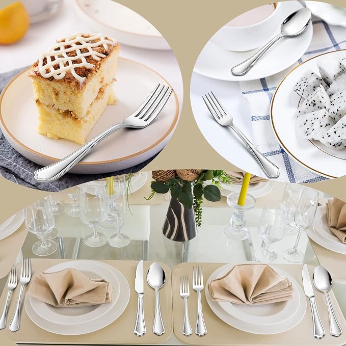 LIANYU 20-Piece Silverware Cutlery Set - Image 2