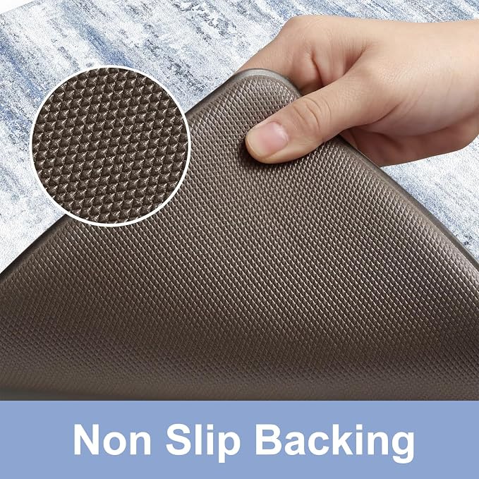 KIMODE Anti Fatigue Mats for Kitchen Floor 18"x28", Farmhouse Half Circle - Image 4