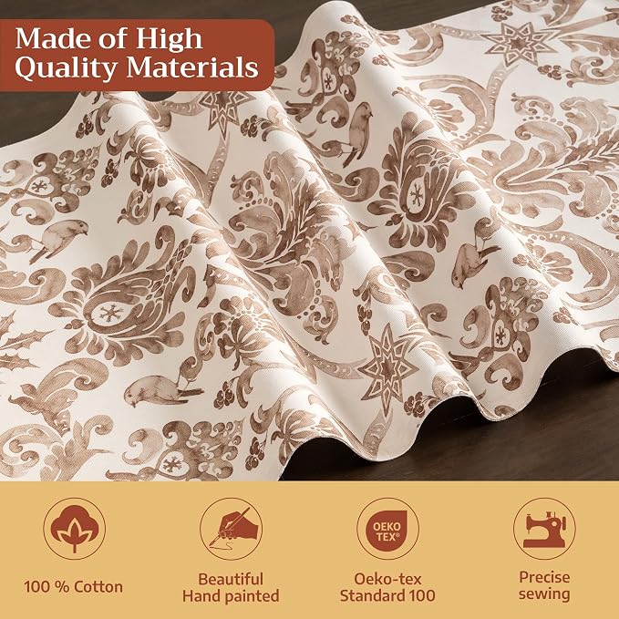 Maison d' Hermine Table Runner 100% Cotton 14.50" x 90" | Table Runners 90 - Image 3
