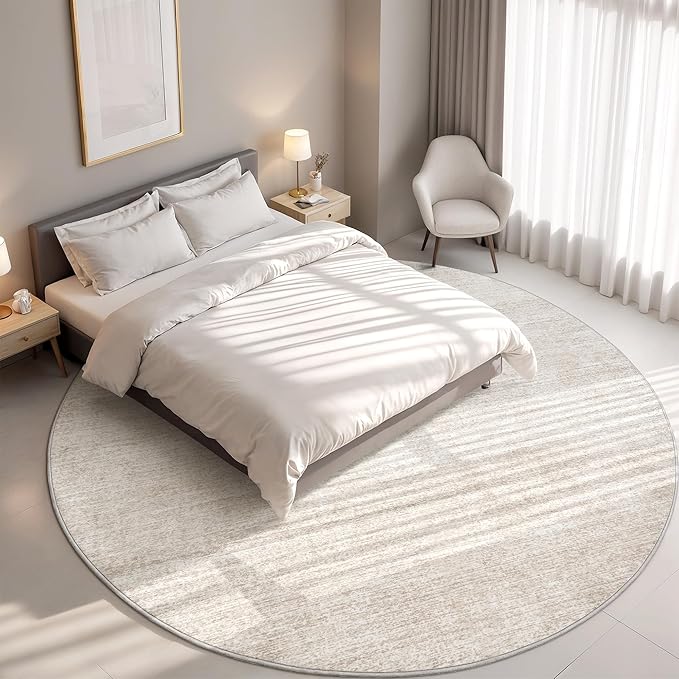 Valenrug Washable Round Area Rugs 6x6 - Image 2