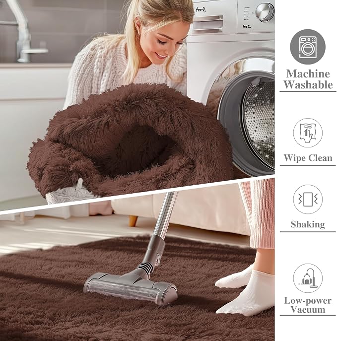 OLANLY 7x10 Machine Washable Large Area Rugs - Image 2