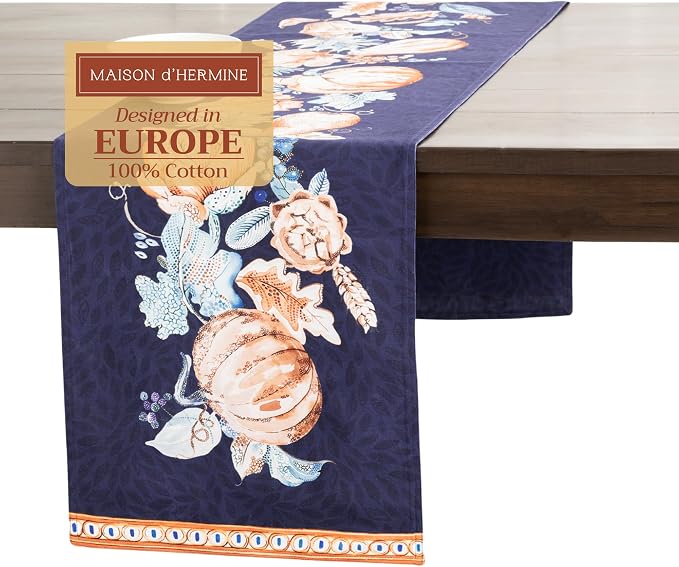 Maison d' Hermine Table Runner 100% Cotton 14.50" x 72" | Table Runners 72 by MaisondHermine